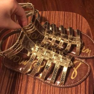 Gold Metallic “Gilda” Sam Edelman Sandals